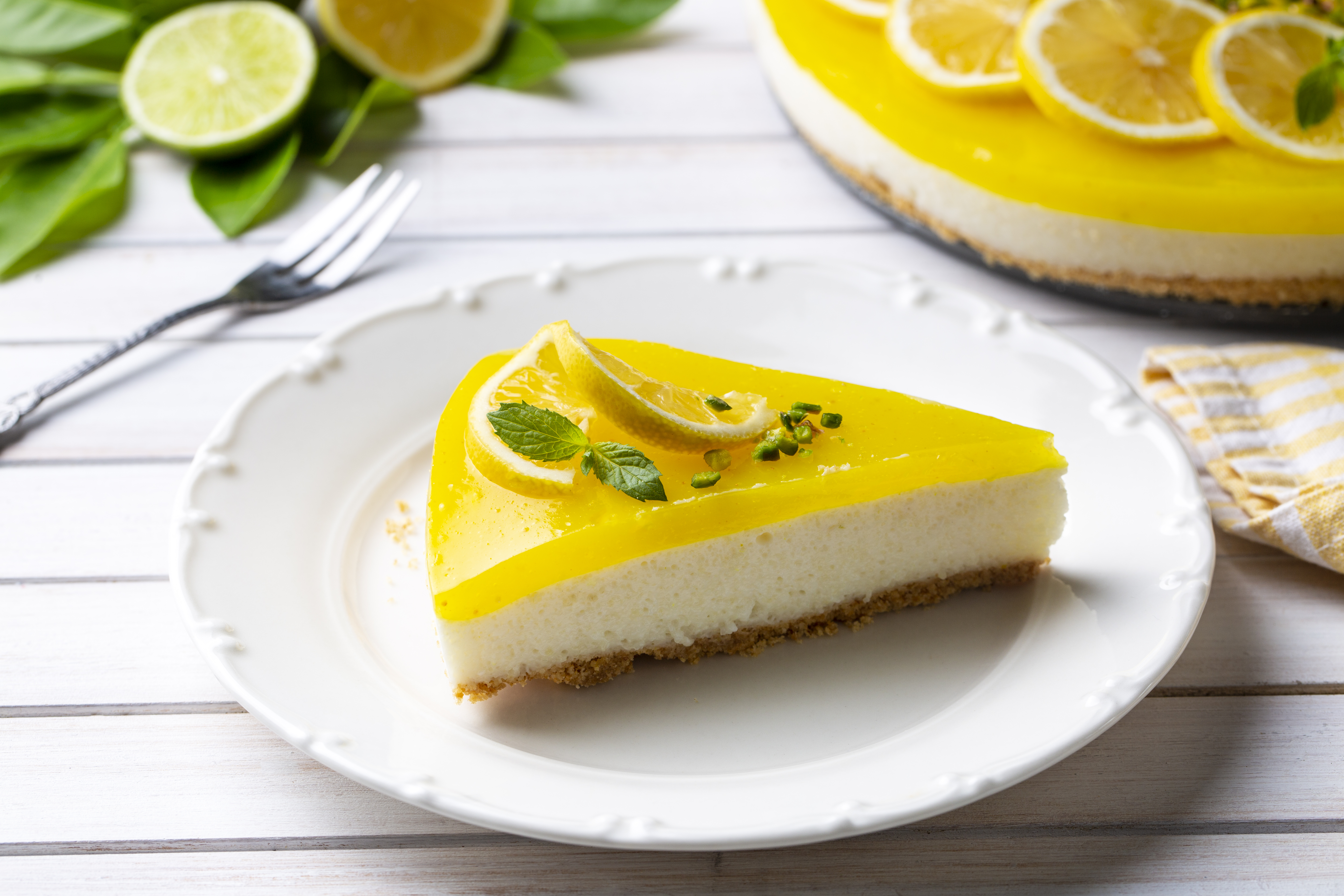 Baked Lemon Cheesecake